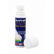 Жидкий белый краситель SAPHIR White Novelys (гладкая кожа, текстиль)