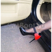 Автопятка AutoheeI,Классическая КРОКО-ЛАК, Для женской обуви на каблуке, с застежкой на липучке. Цвета в ассортименте