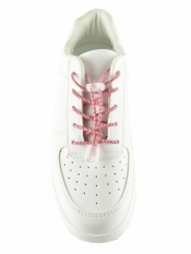Шнурки Tarrago Sneakers. регулируемые, эластичные, цвет красно-белый, 100см
