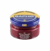 Крем с воском SAPHIR Creme Surfine Цвет - темно-красный, банка стекло, 50мл.